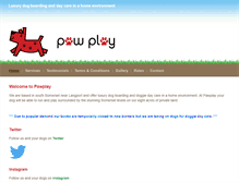 Tablet Screenshot of pawplay.co.uk